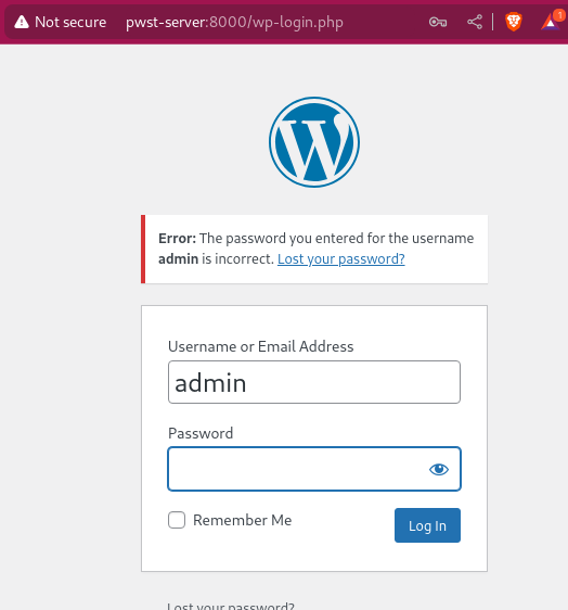Wordpress user enumeration username registered
